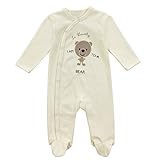 Mother Nest Unisex-baby Long Sleeve Footie (9-12 Months, Yellow)