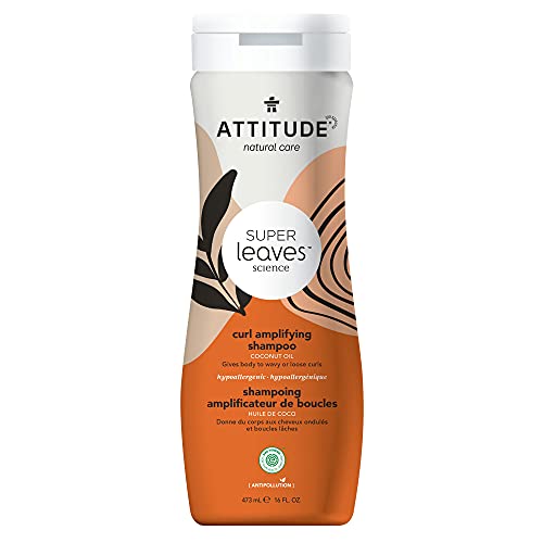 ATTITUDE Curl Amplifying Shampoo for Wavy and Curly Hair, EWG Verified