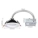 TORCHSTAR 4 Inch LED Recessed Lights with Junction Box, 800LM 90W Eqv, CRI90, Dimmable Airtight Canless Downlight, IC Rated, 5000K Daylight, ETL&Energy Star Listed, 5 Years Warranty, Pack of 4