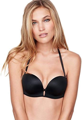 Victoria's Secret Women's Bombshell Add-2-Cups Multi-Way Push-Up Bra, Black