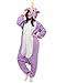 Adults Onesies - Animal Women Mens Purple Unicorn Onesie Costumes Cosplay Outfit Pajamas Small