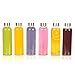 6 Pack, 18oz Glass Beverage Bottles,Clear Reusable Water Bottles Use Stainless Steel Leak Proof Caps Best as Water Drinking Bottle, Juice Beverage Container,Sauce Jar, Kefir Kit
