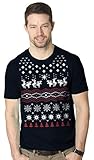 Humping Moose Holiday Sweater T Shirt Funny Ugly Christmas Sweater Shirt
