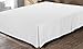 Utopia Bedding Twin Bed Skirt - Soft Quadruple Pleated Ruffle - Easy Fit with 15 Inch Tailored Drop - Hotel Quality, Shrinkage and Fade Resistant (Twin, White)