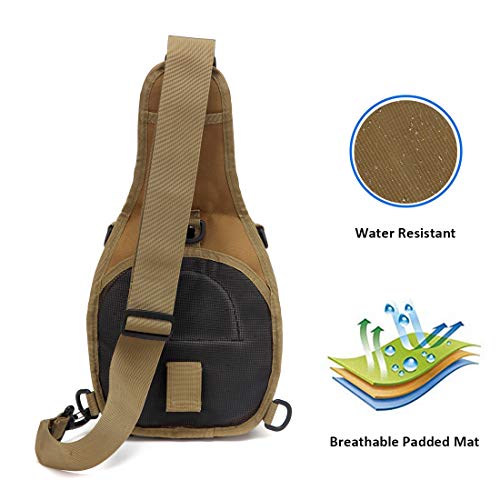 Hopopower Tactical Sling Backpack for Men Crossbody Shoulder Backpack