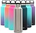Simple Modern Insulated Water Bottle with Handle Lid Reusable Ascent Narrow Mouth Stainless Steel Thermos Flask, 20oz Handle Lid, Simple Stainless