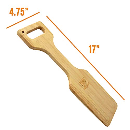 Yukon Glory YG-40070 Premium Grill Scraper Natural Oak Cleaning Paddle for Keeping Your Grill in Tip Top Shape, Great Gift for Grillers - Thumbnail 3