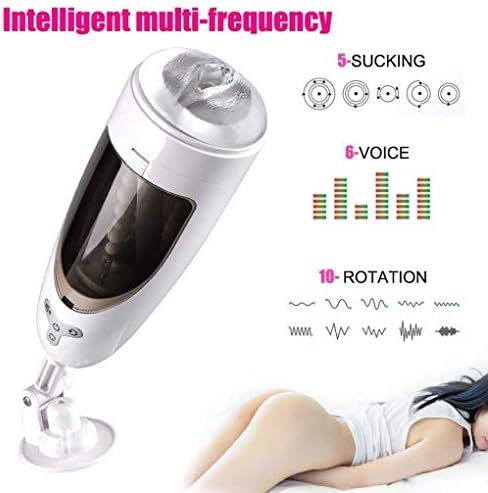 Erjolyas- Adult Men Enjoy Happy Relax Toy Intelligent Male Mǎs-tù-bation Cup Automatic Piston Vibrating Relaxing Tools for Male Couple