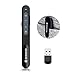 Zoweetek Rechargeable Wireless Presenter PowerPoint Remote Clicker with Red Laser Pointer and Volume Control