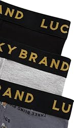 Lucky Brand Men's Boxer Briefs – 3 Pack Soft