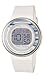 Casio Women's LDF30-7B Digital White Round Resin Strap Watch