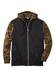 Kingsize Men's Big & Tall Fleece Zip-Front Hoodie