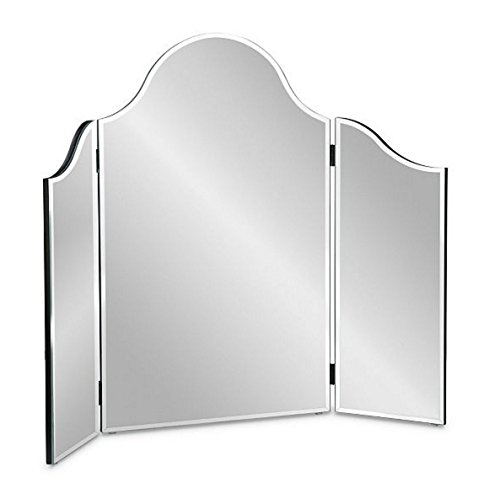 Frameless Tri-Fold Mirror