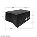 Standing Desk Work Station for PC, Laptop, Display Monitor, KeyBoard, Projector, Mouse - Foldable, Portable, Affordable, Light Weight Industrial Cardboard (Medium, Black - for Height 5'1'' to 5'7'')