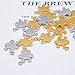 JETEHO 20pcs 2 Colors 16x18mm Metal Puzzle Piece Charms Pendant for Jewelry Making - Autism Asperger Syndrome Awareness Puzzle Piece Charm(Gold and Silver)