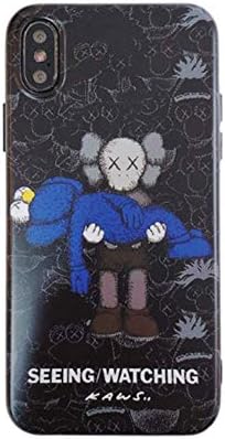 iPhone 7 Plus Case/iPhone 8 Plus Case, Designer KAWS Sesame Street TPU Anti-Slip Soft Shockproof Drop Protective Case Cover for iPhone 7 Plus/8 Plus