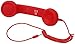 AshopZ Retro Telephone Handset 3.5mm Cell Phone Receiver for Iphone,Red