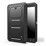 Fintie Samsung Galaxy Tab 4 7.0 Case [CaseBot Tuatara] - Rugged Unibody Dual Layer Hybrid Full Protective Cover with Built-in Screen Protector and Impact Resistant Bumper,, Black