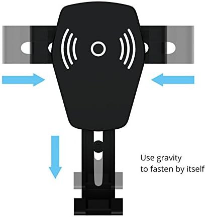 QI Wireless Car Charging Mount - VDIAG Fast Charger Air Vent Car Mount for iPhone X/8/ 8 Plus, for Samsung Galaxy S8/S8+/S7/S7 edge/S6 edge+/Note8 and Other Qi-enabled Devices