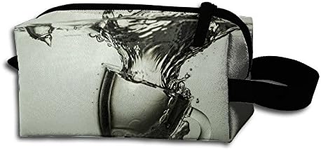 Yuncai Jaguar On A Walk Travel Cosmetic Bag Brush Bag Printing Portable Zipper Wallet Handbag