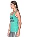 Under Armour Women's Foil Word Mark Tank, Crystal (960)/Metallic Silver, Medium