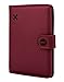 ZOPPEN Passport and Vaccine Card Holder Combo, Passport Holder with Vaccine Card Slot, Passport Wallet Cover Travel Essentials Document Organizer, Rfid Blocking Travel Wallet Womens, Wine Red