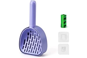 CATPRO Cat Litter Scoop with Holder Purple Strong and Durable