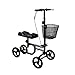 Give Me Knee Scooter Steerable Knee Walker Deluxe Crutch Alternative Dual Braking System in Black