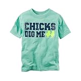 Carters Baby Clothing Outfit Boys Chicks Dig Me Graphic Tee Green