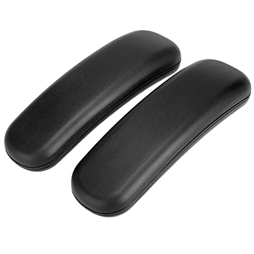 {US STOCK}eshion Replacement Office Chair Armrest Arm Pads (Set of 2) (Black)