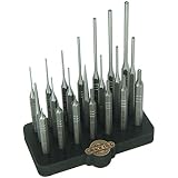 Grace USA - Steel Punch Set with Bench Block (21-Piece) - Gunsmithing - Steel Punches - 21 piece -Gunsmith Tools & Accessories
