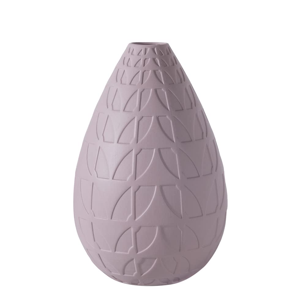 Blessings Decor New Modern Luxury Home Decoration Ceramic vase (Leaf Pink)