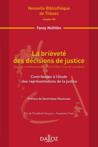 La  brièveté des décisions de justice