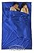DOUBLE Treksilk ROYAL BLUE ART SILK Liner Sleeping Bag Inner Sheet Hostel Sack Backpack Travel for couple Travel Accessory – Protection Bed Bugsthumb 4