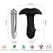 Vibrating Butt Plug, Anal Plug Trainer for Beginners Men Women Anal Play Approved Soft Silicone Anal Sex Toy,7 Vibration Modes (Black)