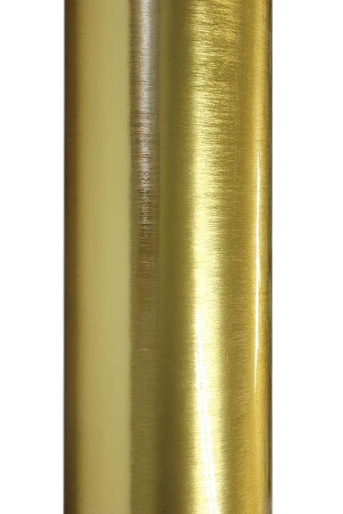 VViViD Gold Brushed Metallic Vinyl Wrap Roll - 3ft X 5ft, Air Release Tech, DIY Car Wrap, 5-7 Year Outdoor Life