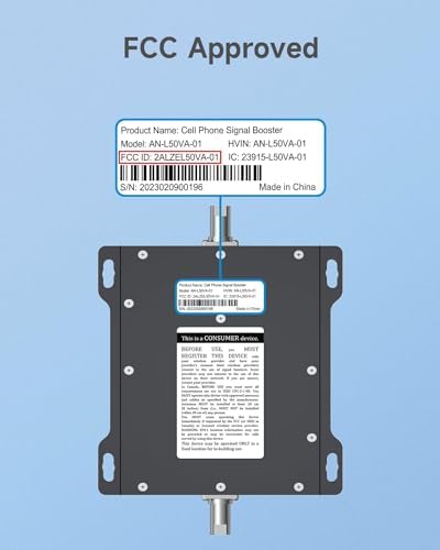 Cell Phone Signal Booster for Car, SUV and Truck | Boosts 5G 4G LTE Data & Volte for Verizon AT&T on Band 12/13/17 | Omni-Directional Roof Antenna Easy Installation | FCC Approved