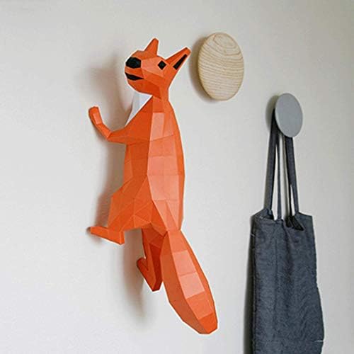 Dgftc 2 折り紙の壁の装飾リスdiyペーパークラフト3dペーパーモデル動物diyペーパーパズルペーパーおもちゃ工芸品手作り創造的な装飾品ホームデコレーション B0dtbh57 1 374円