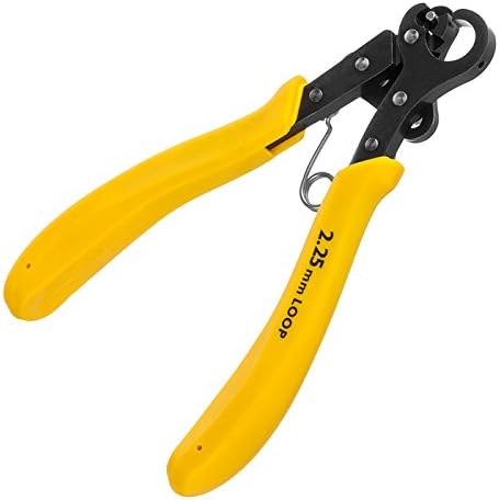 Beadsmith 1 Step Looper Pliers Cuts & Loops Wire 2.25mm, Yellow