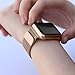 OROBAY Compatible with Apple Watch Band 38mm 40mm, Stainless Steel Milanese Loop with Magnetic Closure Replacement Band Compatible with Apple Watch Series 4 Series 3 Series 2 Series 1, Champagne Gold