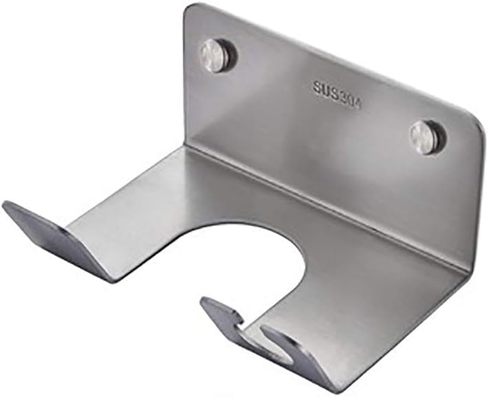 Stainless steel bathroom hair dryer bracket, bathroom storage wall rack