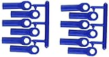 RPM Traxxas Long Rod Ends, Blue