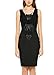 Zeagoo Women's Sleeveless Lace Neck Dress Evening Cocktail Party Dress, Black, Small