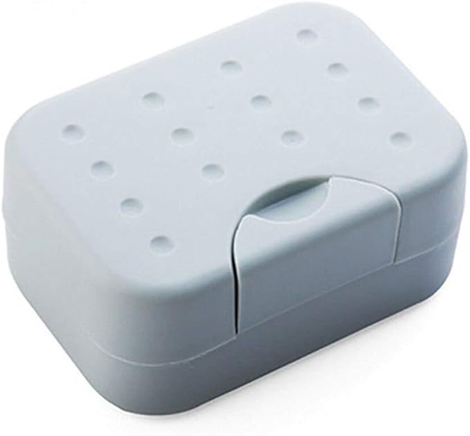 NLJYSH Carrying soap dish, bathroom dish, shower cover portable (Color