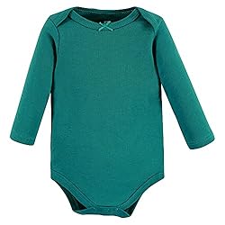 Hudson Baby Unisex Bodysuits Cotton Long-Sleeve