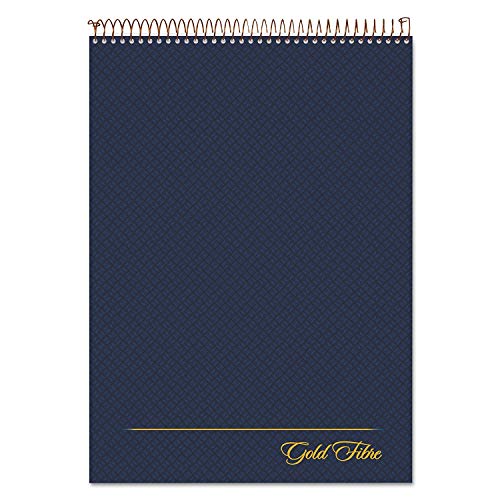 AMPAD Gold Fibre Project Planner, Top-Wire Bound, 8-1/2" x 11-3/4", Project Rule, Navy Cover, 70 Sheets (20-815) Case Qty of 12