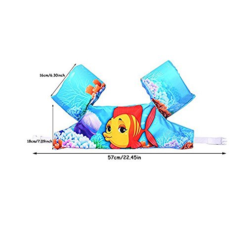 Raleighsee Puddle Jumper Infant Life Baby Jacket Swim Aid Swimming Training Coast Guard Approved Carton For Children Kids-Fish - Thumbnail 6