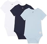 Bramble & Bear Organic Cotton Baby Vests 3/6 Pack Short Sleeve Unisex 0-3 view 1