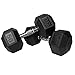 XMark Fitness Rubber Hex Dumbbell Set (5-50 -Pounds)