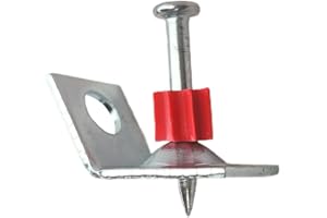 FVSCM Powder Actuated Fasteners .300 Pins with accessory, 100pcs/pack (45° Angle Clip, 1-1/4")